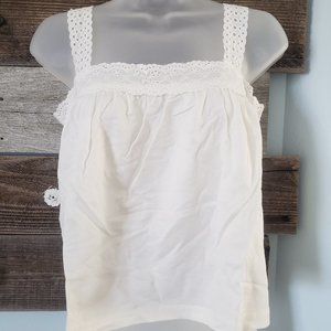 NWT Cozy Casual Southern Living Eyelet Trimmed Tank Sizes XS/S/M/L/XL/1X